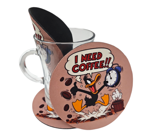 I NEED COFFEE COASTER — view 2