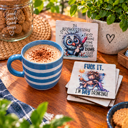 Sarcastic Coasters Set of 6 (B)