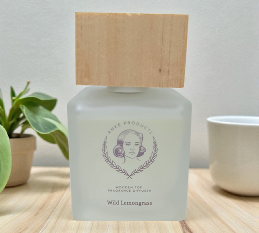 Anke WILD LEMONGRASS Wooden Top Diffuser (120ml)