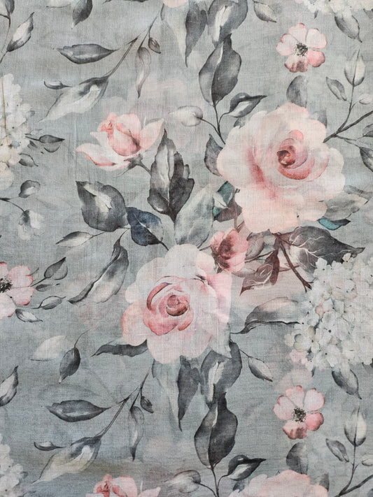 ELEGANT FLORAL SCARF #16 — view 2