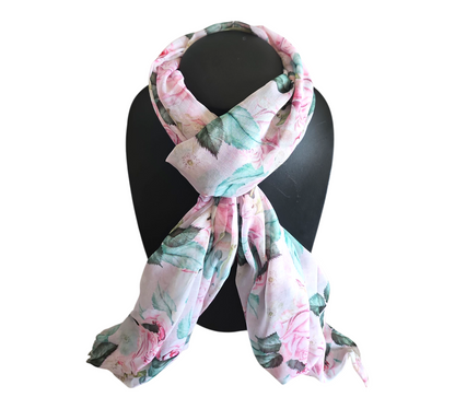 ELEGANT FLORAL SCARF #12