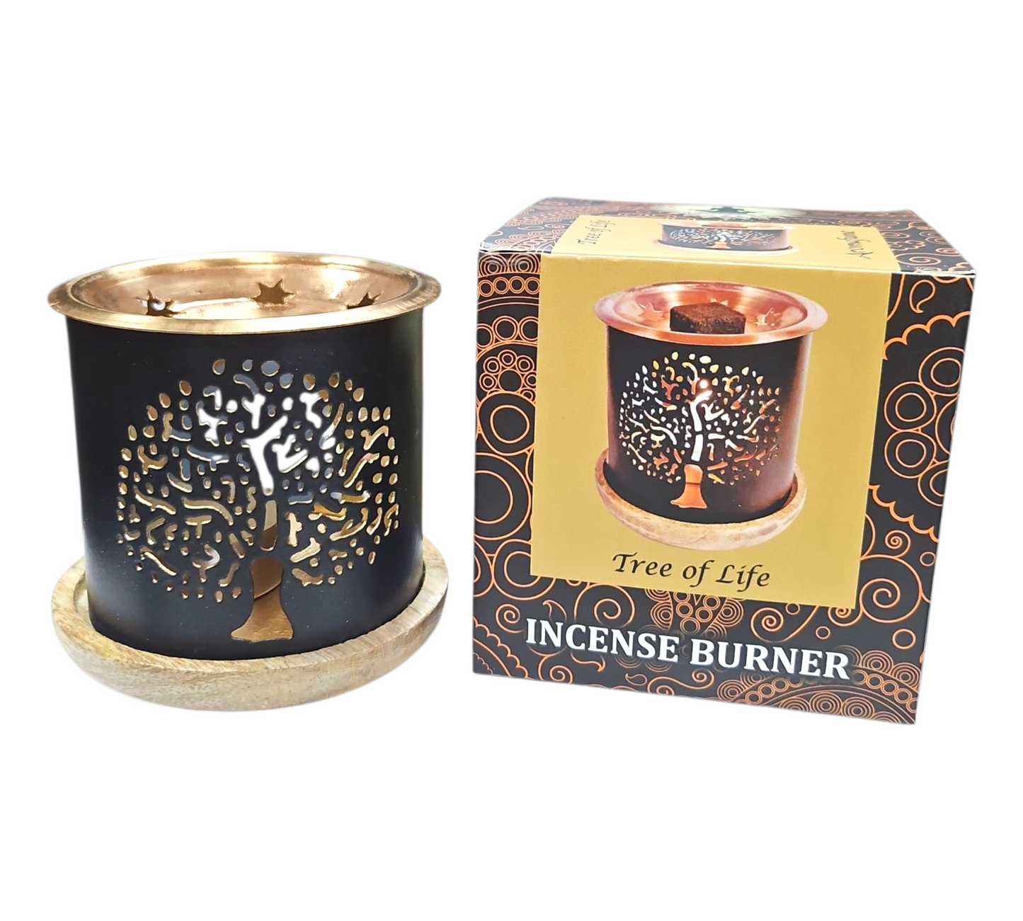 INCENSE BRICKS BURNER (TREE OF LIFE)