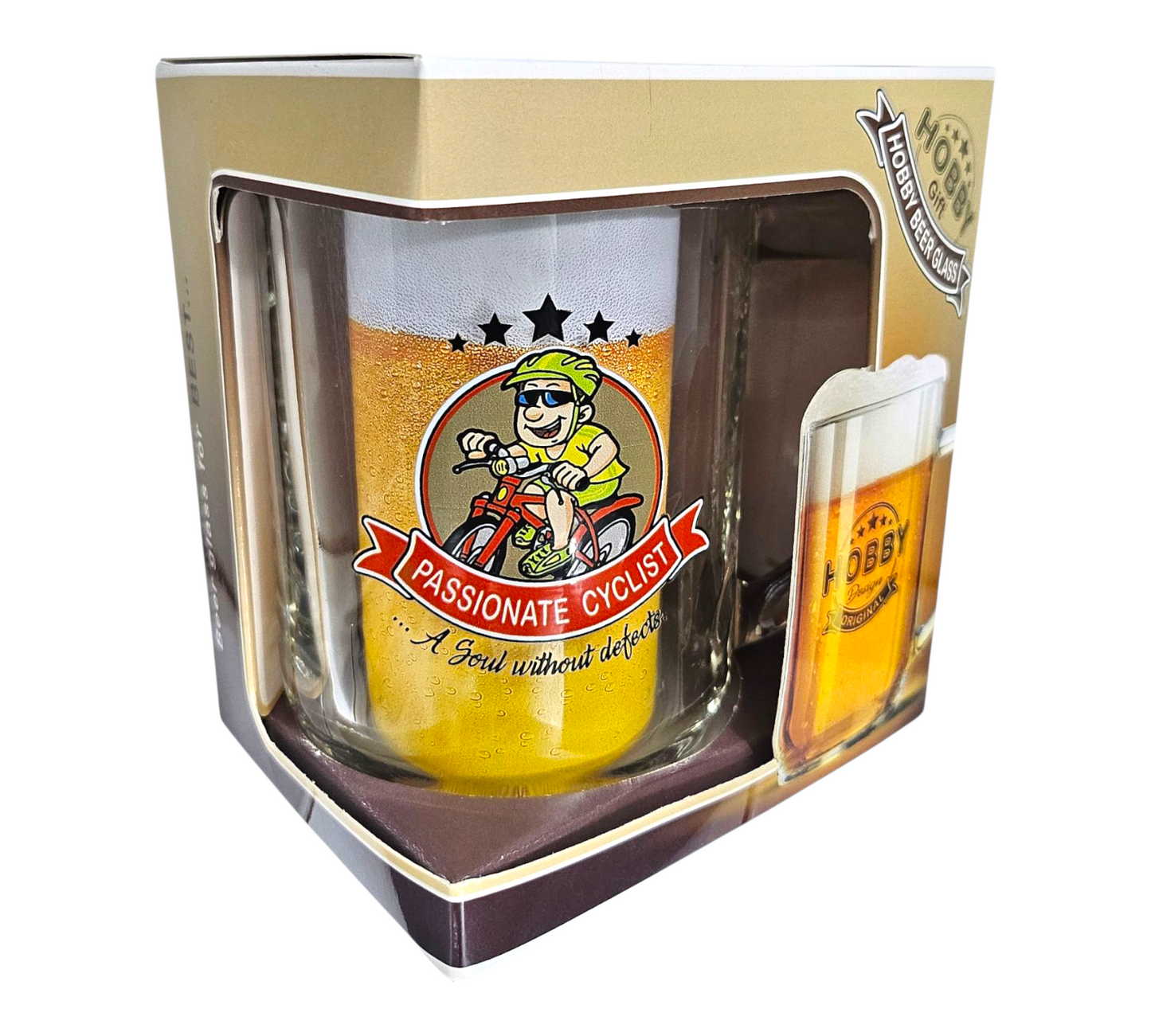 PASSIONATE CYCLIST-BEER MUG (500ml)