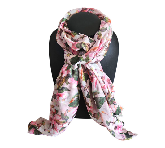 ELEGANT FLORAL SCARF #14 — view 2