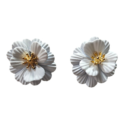 Poppy Earring Set (White)
