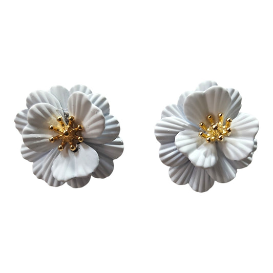 Poppy Earring Set (White)