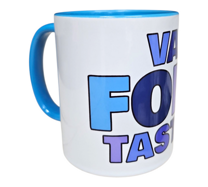 VANF@KINTASTIES BLUE MUG