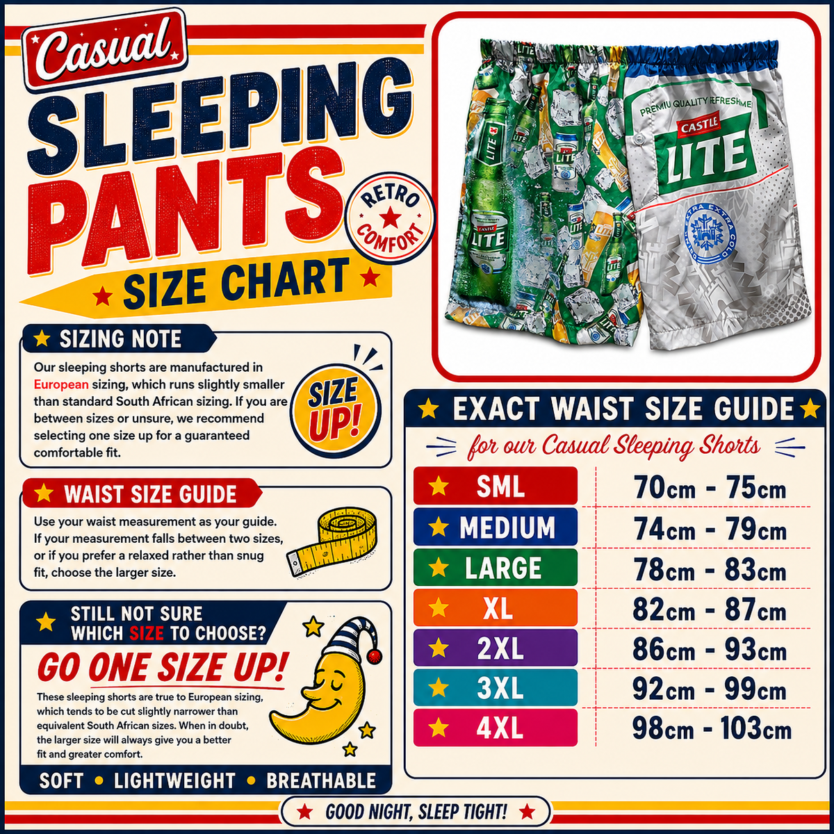 CASTLE LIGHT Casual Sleeping Short — view 2