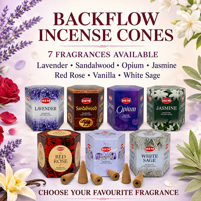 Backflow Incense Cones