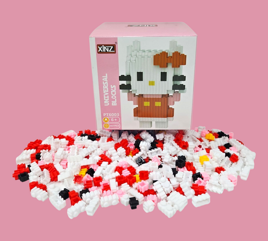 HELLO KITTY 3D PUZZLE BLOCK SET (467 Blocks)