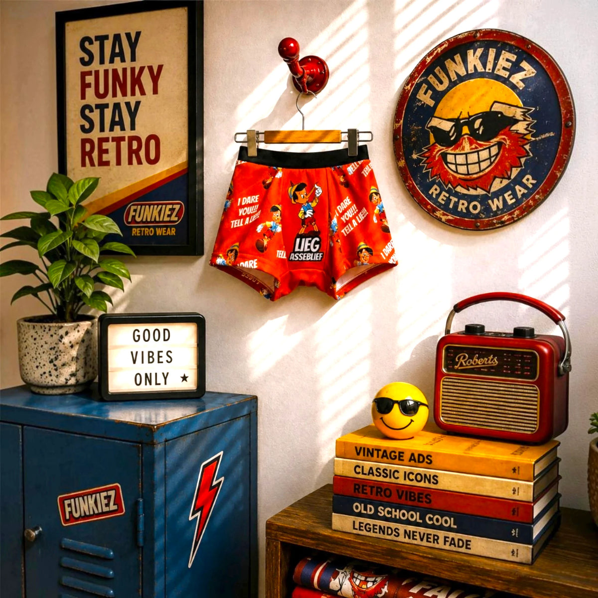 Pinocchio Funky Retro Briefs — view 2