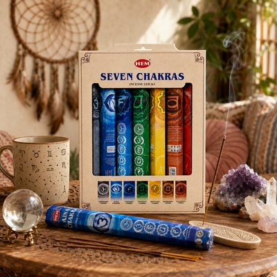 7 Chakra Incense Sticks Gift Set