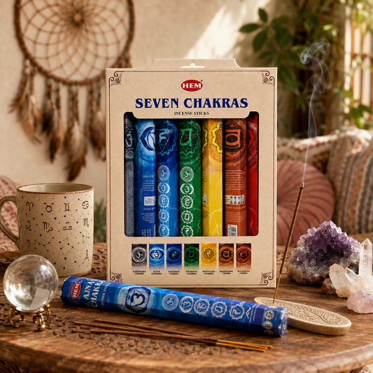 7 Chakra Incense Sticks Gift Set