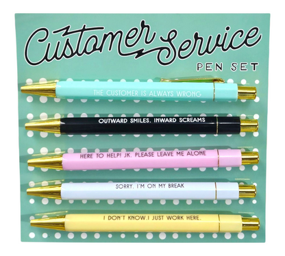 CUSTOMER SERVICE Pen Set — view 3