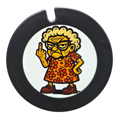 Naughty Grandma Licence Disc Holder