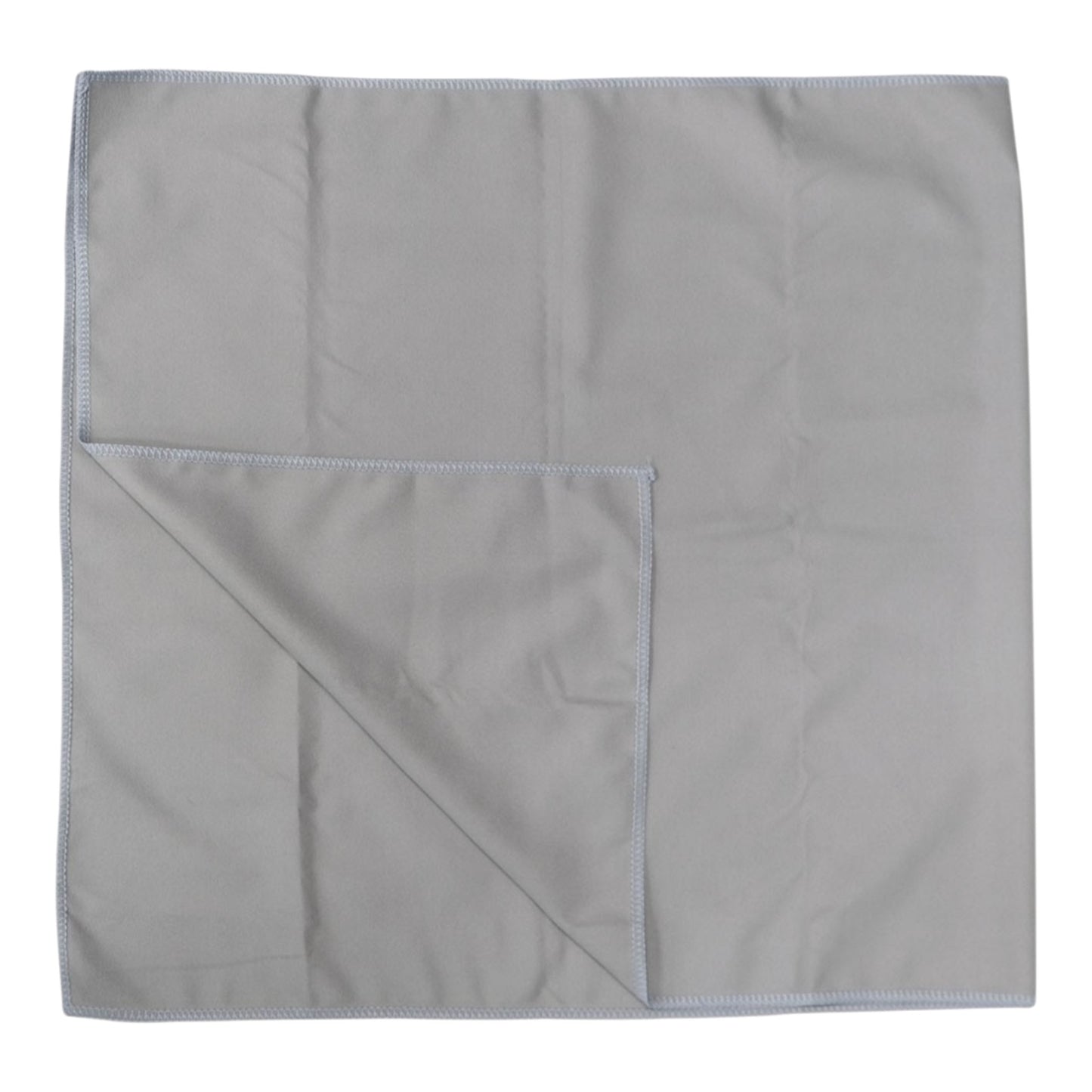 Grey Microfiber Towel in Mesh Bag