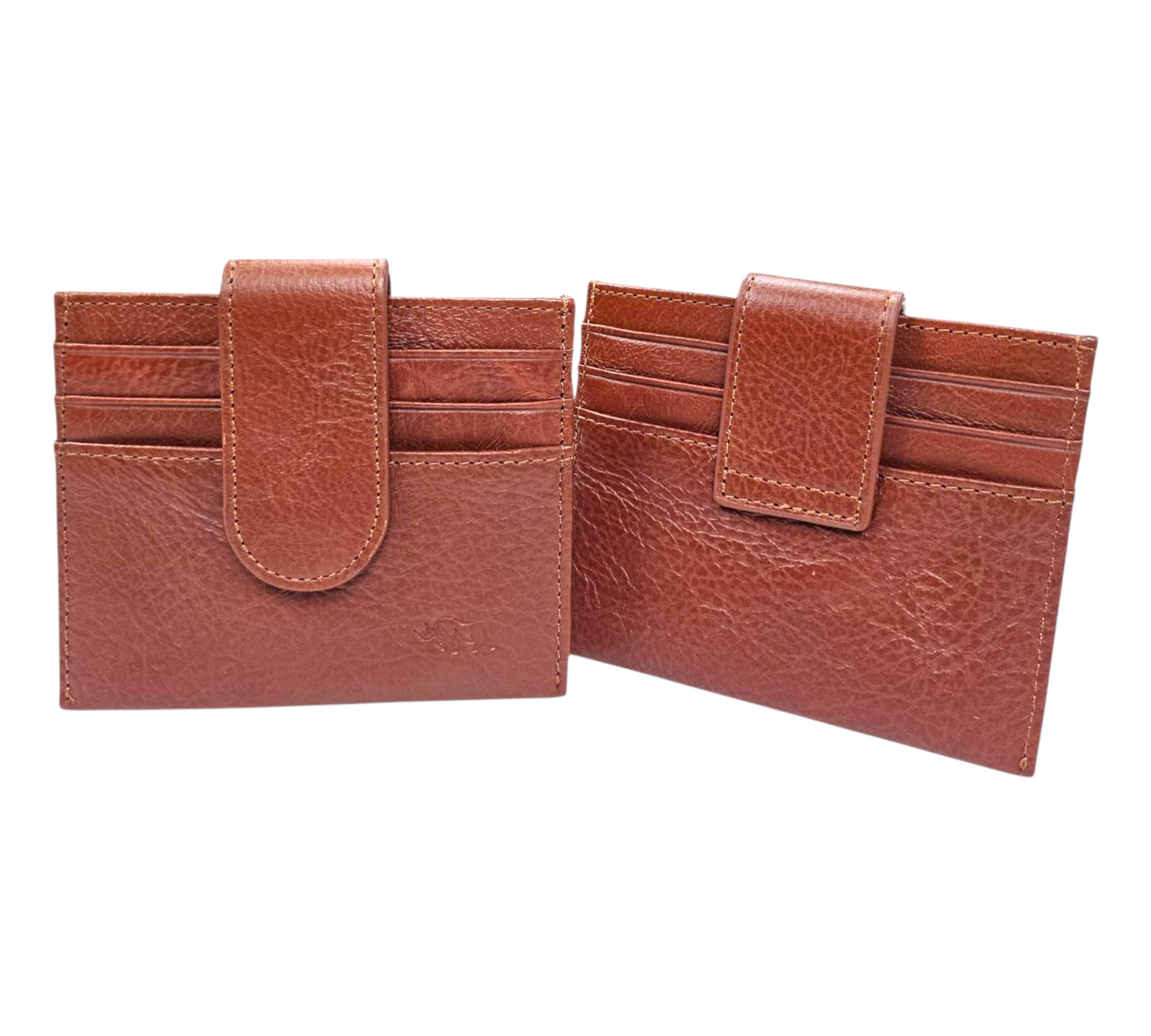 REDDISH BROWN GENUINE LEATHER SLIM WALLET