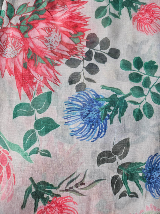 ELEGANT FLORAL SCARF #25 — view 2