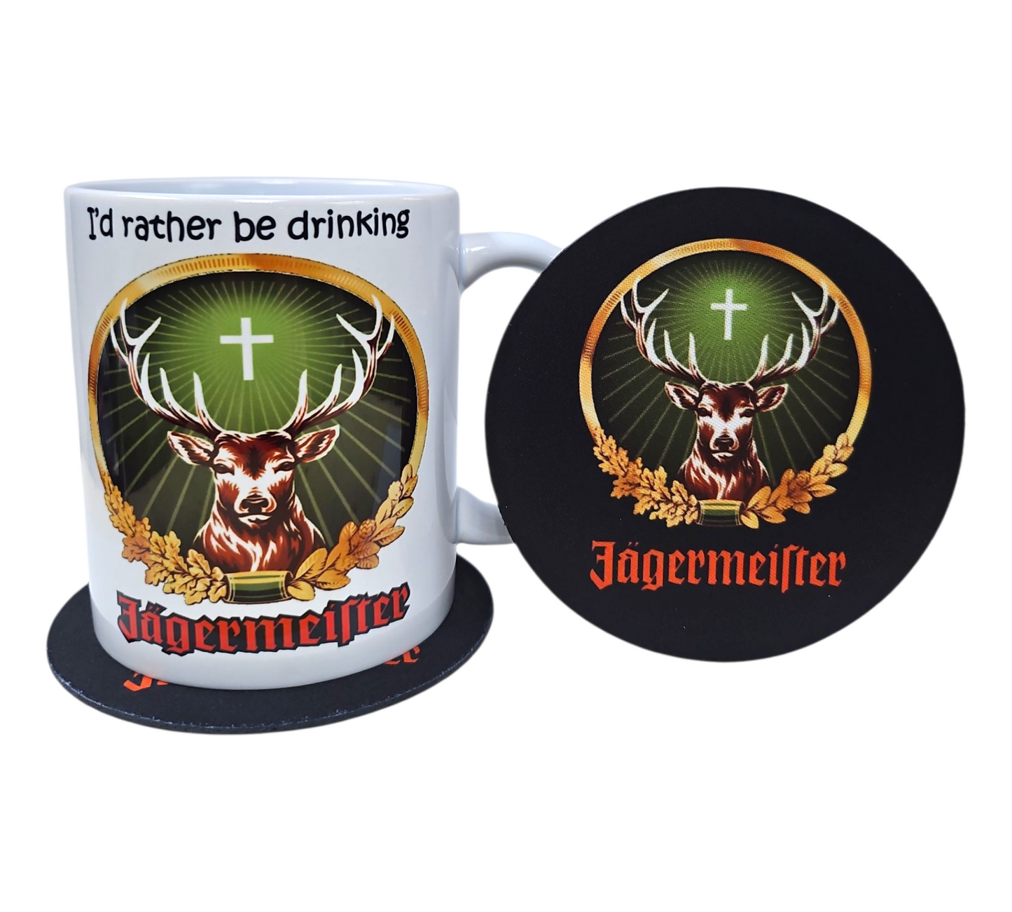 JÄGERMEIFTER MUG & COASTER SET