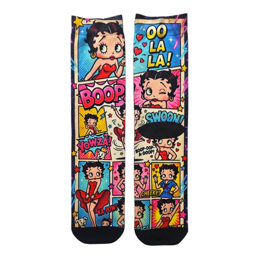 BETTY BOOP CARTOON SOCKS