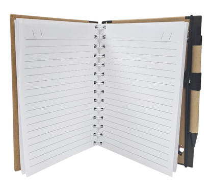 BLACK CALCULATOR NOTEBOOK