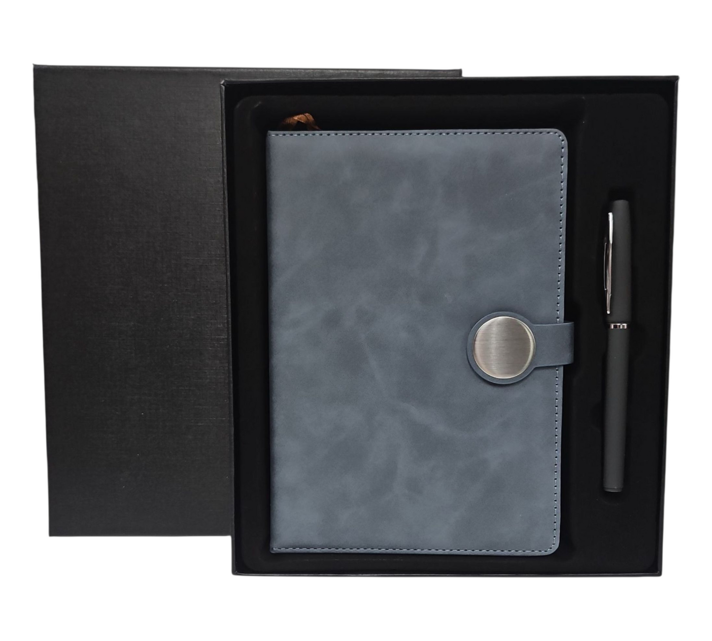 LUXURY GREY NOTEBOOK & PEN GIFT SET