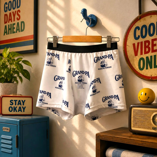 Grand-Pa Funky Retro Briefs.