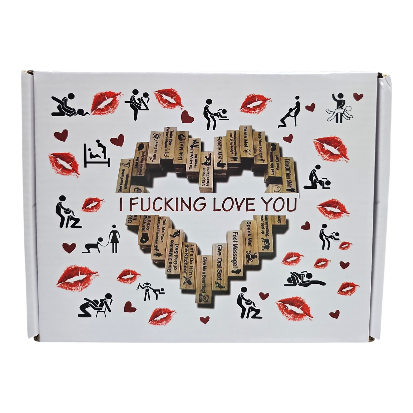 BEDROOM JENGA BLOCKS Adult  Game