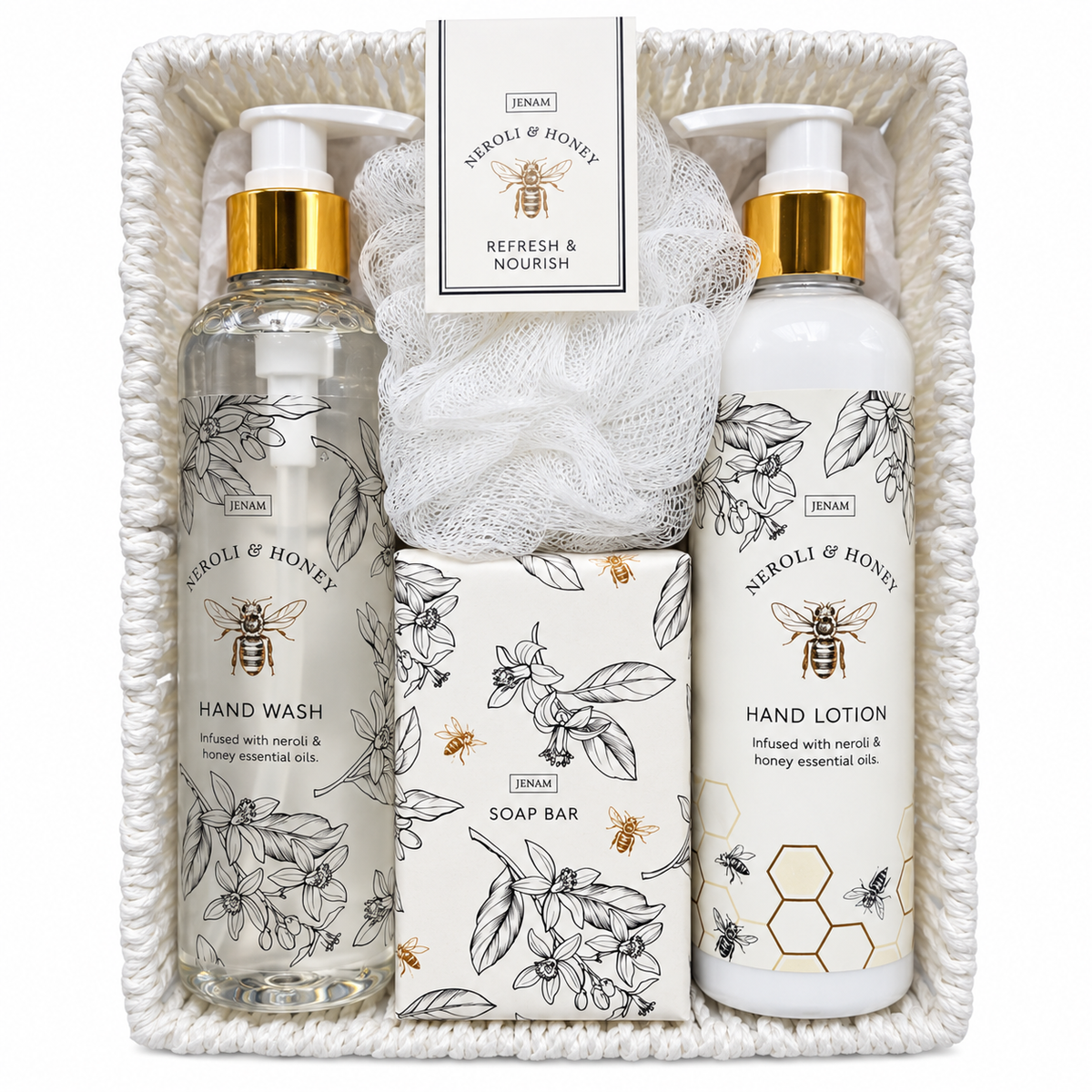 Neroli & Honey REFRESH and NOURISH Basket