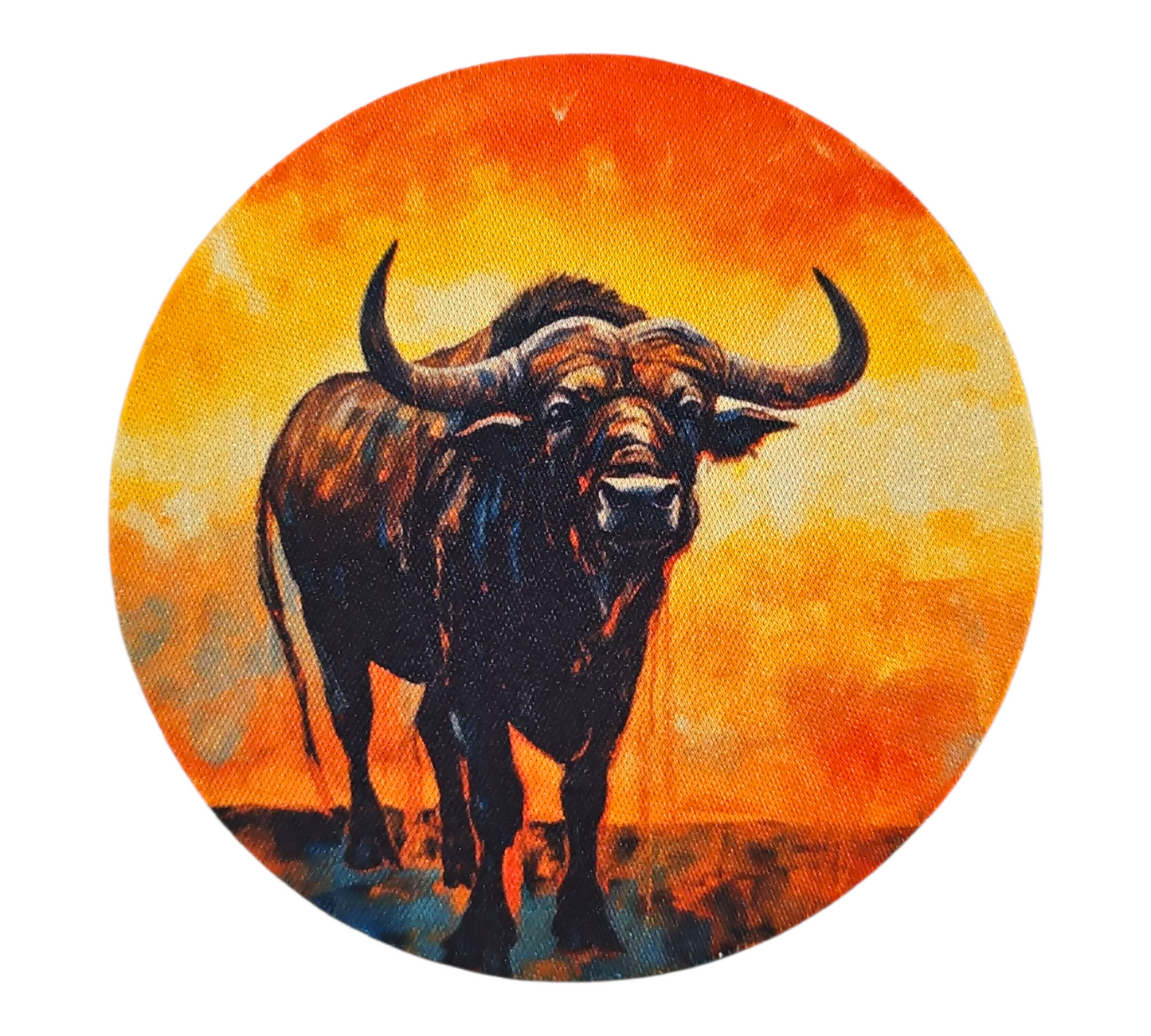 AFRICAN BUFFALO COASTER