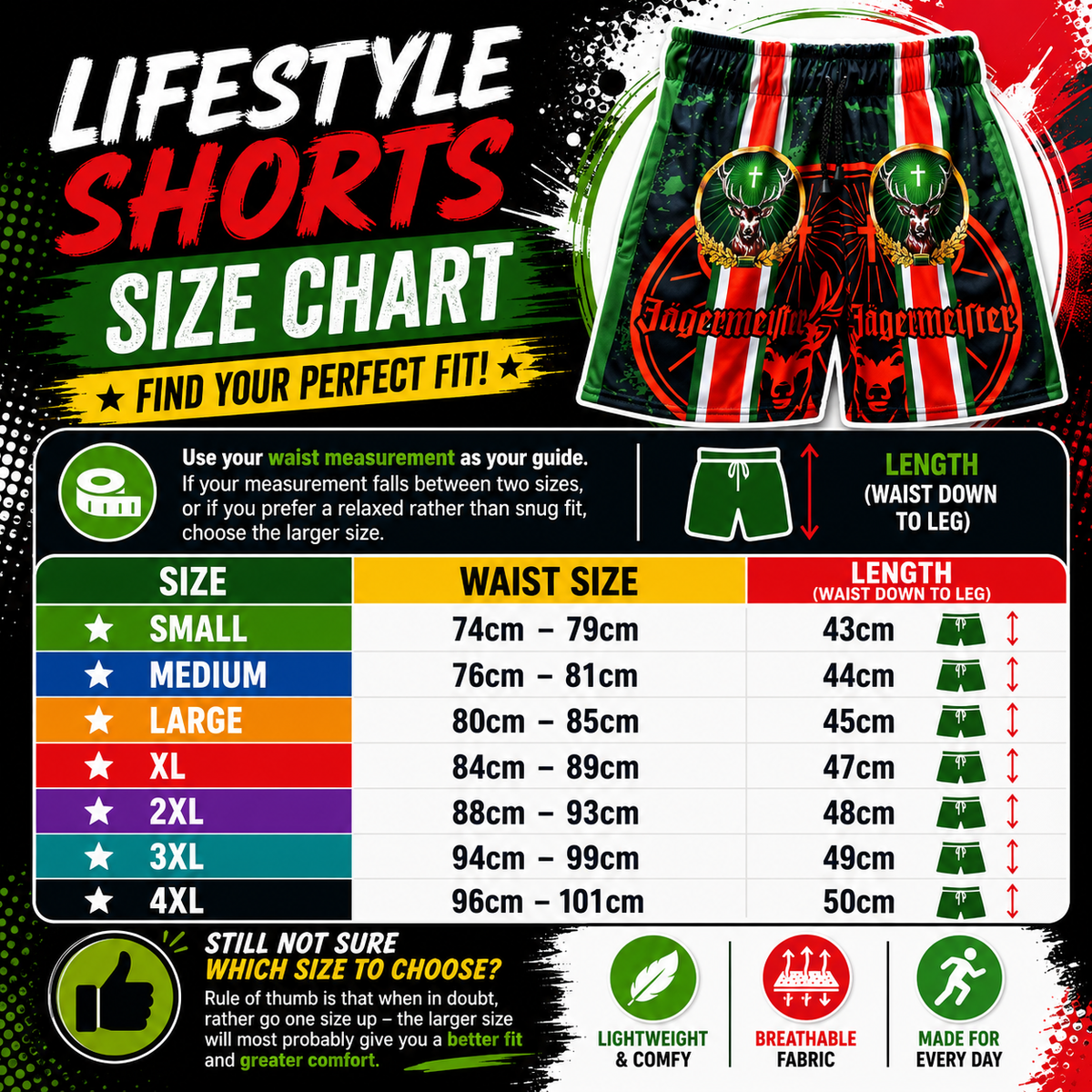 Men's JÄGERMEIFTER Lifestyle Shorts — view 4