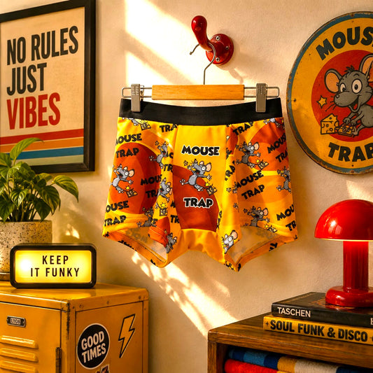 Mousetrap Funky Retro Briefs. — view 2