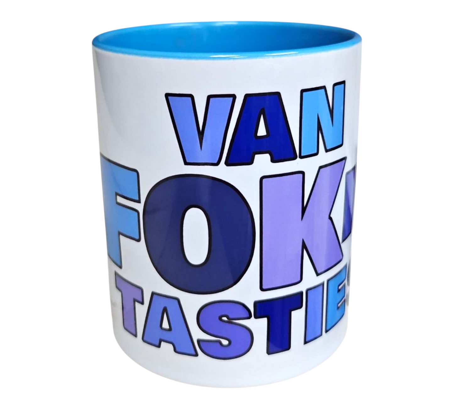 VANF@KINTASTIES BLUE MUG