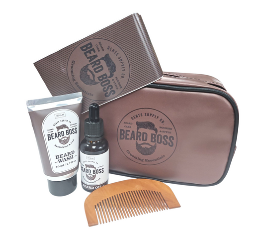 BEARD BOSS TOILETRIES BAG GIFT SET