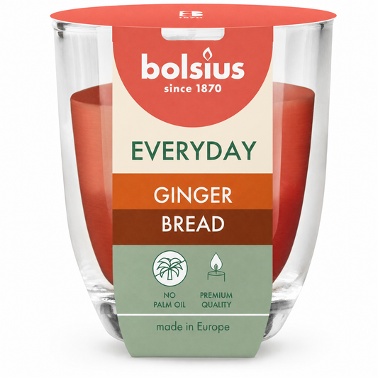 Bolsius EVERYDAY Scented Candle (Ginger Bread)