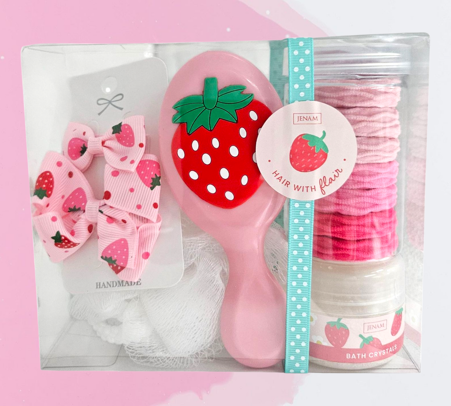 STRAWBERRY KISSES Hair With Flair GIFT SET