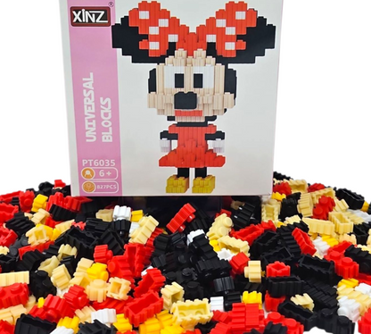 MINNIE MOUSE 3D PUZZLE BLOCK SET (827 Blocks)
