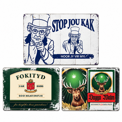 Local is Lekker Fridge Magnets Large Set of 3 (E)