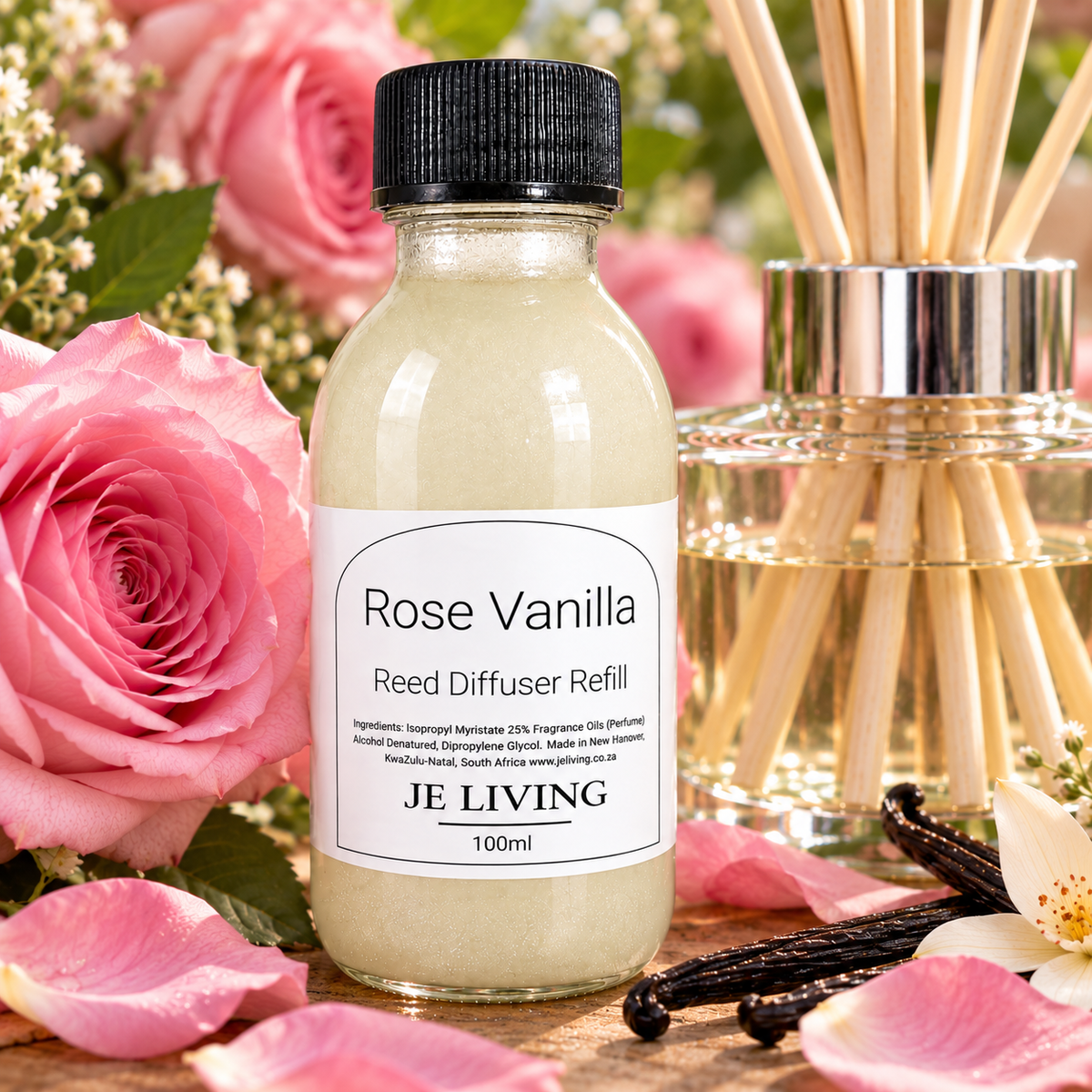 Rose/Vanilla Diffuser Refill (100ml)