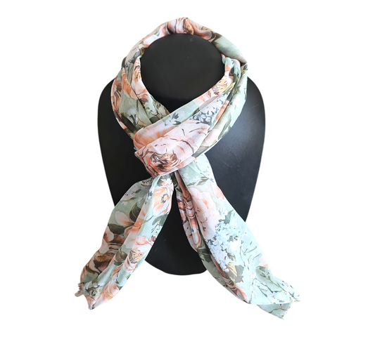 ELEGANT FLORAL SCARF #10