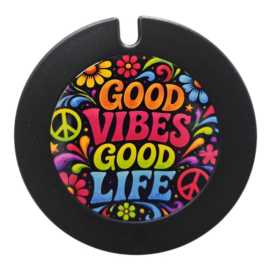 Good Vibes Licence Disc Holder