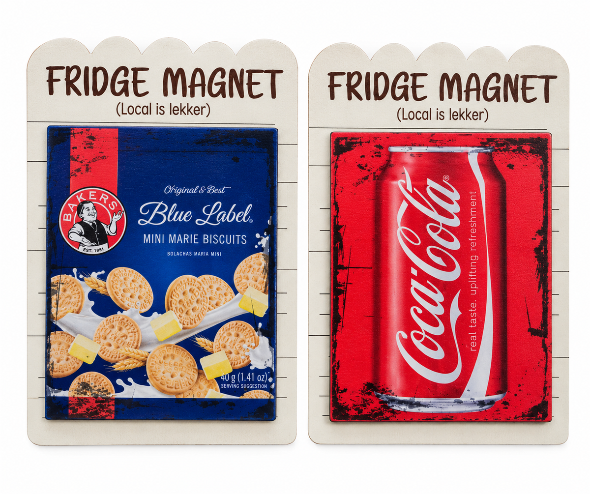 Local is Lekker Fridge Magnet Set of 2 (A)
