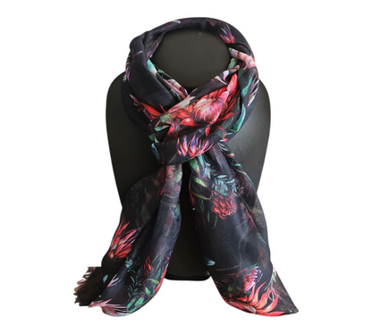 ELEGANT FLORAL SCARF #17