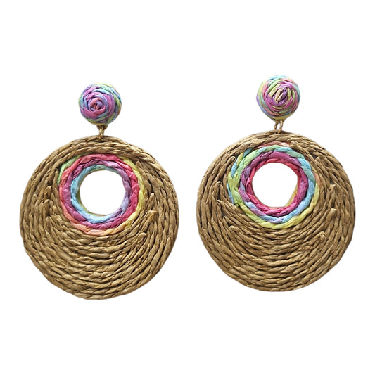 Woven Drop Earrings Set