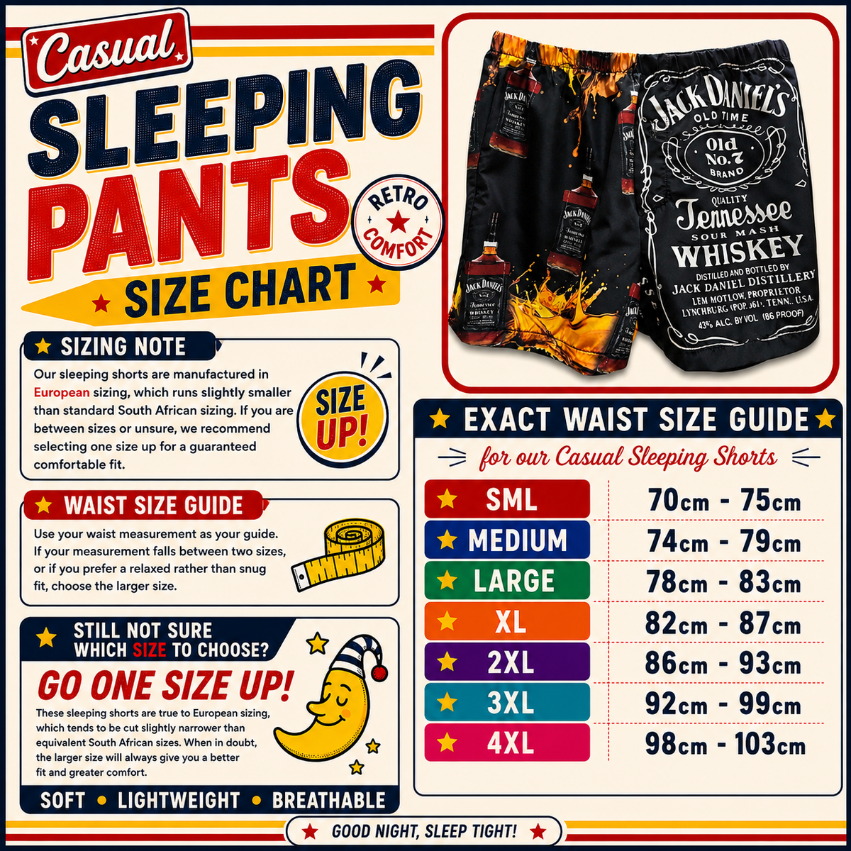 JACK DANIEL'S Casual Sleeping Shorts — view 2