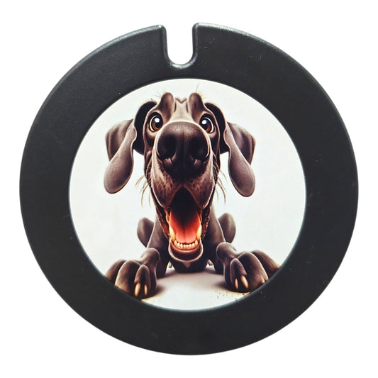 Cute Dog Licence Disc Holder