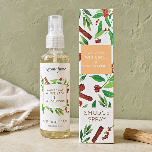 CALIFORNIAN WHITE SAGE & SANDALWOOD SMUDGE SPRAY (150ml)