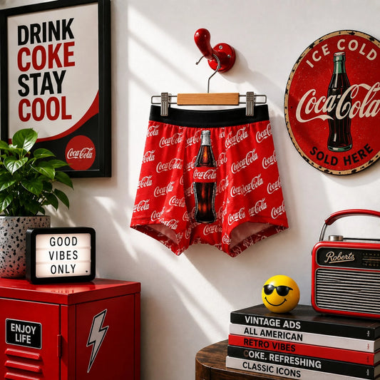Coca-Cola Funky Retro Briefs.