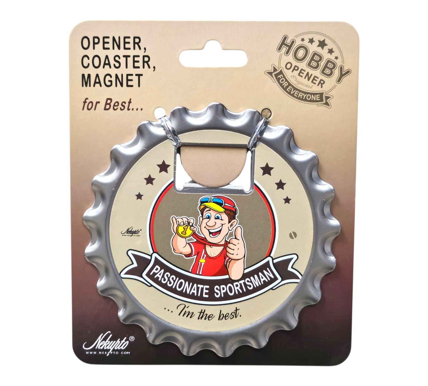 PASSIONATE SPORTSMAN Opener/Coaster/Magnet