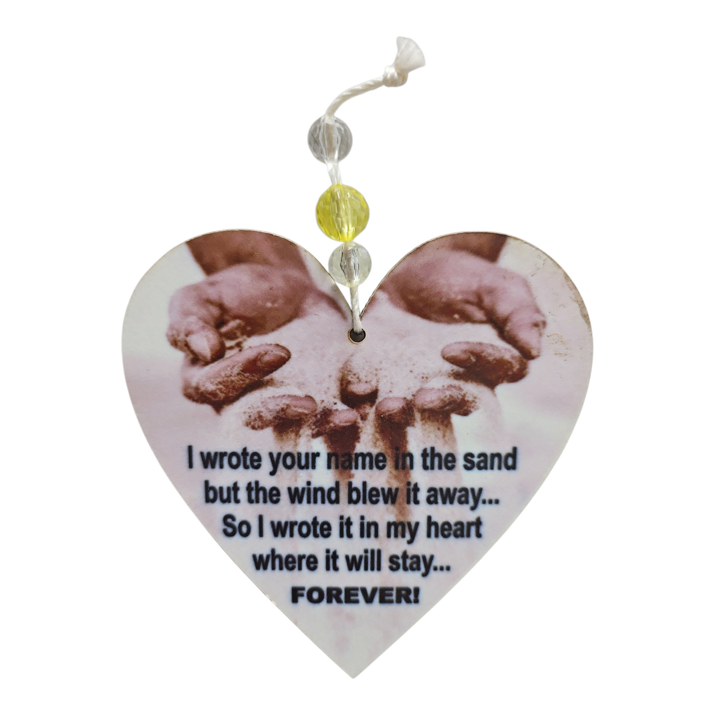 I WROTE YOUR NAME Tag